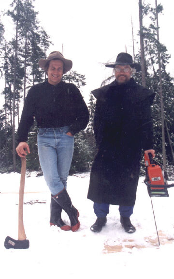 Me and my brother Tom on Bainbridge Island.